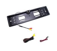 Reversing Camera Car Plate Camera Rear View Wireless EU European License Frame Waterproof Night Vision Reverse Backup 8 LED Camera(Wire 8 IR CAM)
