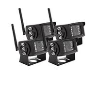 Reversing Camera For Bus Car 1280x720 High Definition AHD Wireless Truck DVR Monitor 7" Night Vision Reverse Backup Recorder Wifi Camera Backup Camera(4 cameras add 128GB)