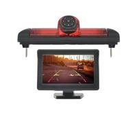 Reversing Camera For CITROEN For Jumper 2006-2015 170 Degree Car Rear View Camera Brake Light 4.3 Inch Monitor Parking Camera(Black)