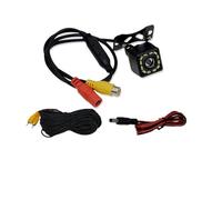 Reversing Camera Kit Car Rear View Camera 12IR Night Vision Reversing Automatic Parking Monitor CCD IP68 Waterproof Wide Degree High-Definition Image Rotatable Reverse Camera(Gold)