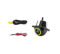 Reversing Cameras 4 control lines Blue lens small straw hat punching hole Car Rear View Camera 1080P Auto Parking Monitor CCD HD Video Rear Parking Camera(1080P Track Camera)