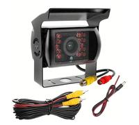 Reversing Cameras Truck Backup Camera Heavy Duty 18 LED IR Car Rear View Bus Trailer Pickup12V 24V + 393.7inch RCA Cable Parking Camera