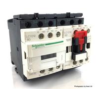 Schneider Electric TeSys Deca reversing contactor,3P(3NO),AC-3,=440V 12A,24V DC coil,with electrical interlocking,LC2D12BD