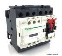 Schneider Electric TeSys Deca reversing contactor,3P(3NO),AC-3,=440V 25A,48V AC coil,LC2D25E7