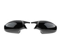 Reversing Mirror Housing For E90 E91 2005-2007 E92 E93 2006-2009 E80 E81 E87 2xMirror Cover Car Side Door Rearview Mirror Cap(Gloss black)