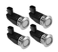 Reversing Radar 96673467 4Pcs Car Accessories Ultrasonic PDC Parking Assistance Sensor 96673464 96673474 For Chevy For Captiva 96673471 Sound Warning(Silver)