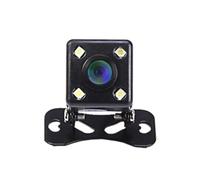 Reversing Radar Camera AHD Car Rear View Camera HD Reverse Parking Video Surveillance Waterproof Night Vision Lens Rear View Camera Parking Assist Camera(4LED Lights CVBS)