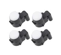 Reversing Sensors 4pcs Front Rear PDC Parking Reversing Sensor For BMW For E81 E82 E87 E88 E90 E91 E92 E93 9196705 6935597 6934308 Reverse Parking Sensor(White)