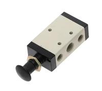 Reversing Valve 1/4" 2 Position 5 Port Air Manual valves 4R210-08 Pneumatic Control Valve w Fittings Silencer(4R210-08-PC8)