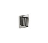 Reversing Valve Dornbracht CL.1 2-way, design, built-in 60x60mm Dark Chrome 36201705-19