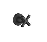 Reversing Valve Dornbracht TARA 2-way, cross-shaped, flush-mounted ø60mm Black Matt 36200892-33