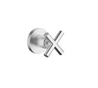 Reversing Valve Dornbracht TARA 2-way, cross-shaped, flush-mounted ø60mm Brushed Chrome 36200892-93
