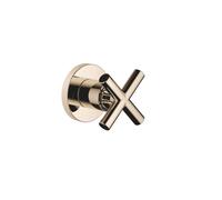 Reversing Valve Dornbracht TARA 2-way, cross-shaped, flush-mounted ø60mm Champagne 36200892-47