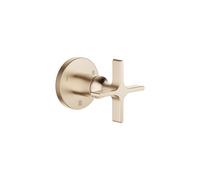Reversing Valve Dornbracht VAIA 3-way, cross-shaped, flush-mounted ø60mm Brushed Champagne 36210809-46