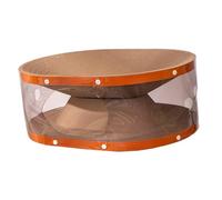 Revertible Puss House with Permanent Corrugated Plan for Clawing Resting and Amusement Multiple Friendly Easy Neat Pet Mat Permanent House