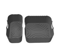 Revêtement Silicone Pour Fryer Sans Huile, Panier Silicone Résistant À La Chaleur, 2 Pieces Plateau Amovible Reusable Antiadhésif, Accessory Sécuritaire Pour Cuisson Viande Légume Snack Four