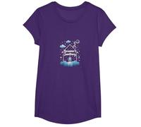 Reveur House Blue Dreamers Sanctuary Starry Night Whimsy T-Shirt, Girls, Purple, Small