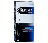 RevGrey Solution | Advanced Anti-Grey Hair Serum | Helps To Reduce Early Greying & Supports Natural Hair Pigmentation | Strengthens Roots & Scalp Health (Pack of 1, 30 ml)