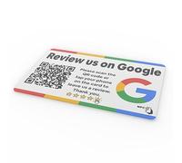 Review Us On Google Card NFC & QR Code - Custom Programmed for You - no Ongoing fees