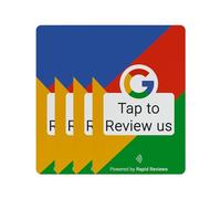Review us on Google NFC & QR Contactless Card (Colourful, Credit Card (4 Pack))