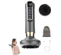 Revimus Anti-Cellulite Massager, Electric Handheld Cellulite Massager with 12 Speeds Modes,Hand Held for Neck, Arm, Leg, Belly, Waist Buttock Massage (Grey)