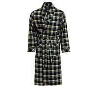 Revise RE-501 Men's Dressing Gown - Checkered - 100% Cotton - Grey/Yellow 1051 - size XL
