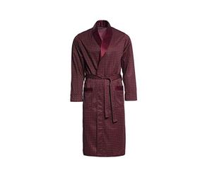 Revise RE-502 Elegant Men's Dressing Gown - Classic style - Burgundy red - L