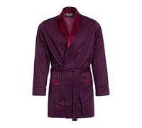Revise RE-502 Elegant Short Men's Dressing Gown - Smoking Jacket - Burgundy Red 31 - XL