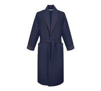 Revise RE-519 Men's Dressing Gown - Universal - 100% Cotton Waffle Weave - Elegant - Lightweight, darkblue, XL