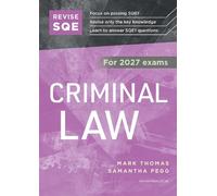 Revise SQE Criminal Law 2027: SQE1 Revision Guide | Solicitor’s Qualifying Exam | For 2027 Exams