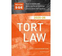 Revise SQE Tort Law 2025/26 | Revision Guides for SQE1 | Solicitor’s Qualifying Exam | Up to date with 2025 Specification: SQE1 Revision Guide
