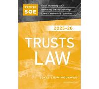 Revise SQE Trusts Law 2025/26 | Revision Guides for SQE1 | Solicitor’s Qualifying Exam | Up to date with 2025 Specification: SQE1 Revision Guide