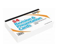 Revision and Presentation Cards 54 White [Pack of 1]