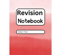 Revision Notebook: A notebook that uses the latest research to help you organise your revision material