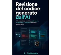 Revisione del codice generato dall'AI: Metodo pratico per controllare pull request, sicurezza, test e governance del codice assistito dall’AI (Guide per sviluppatori)