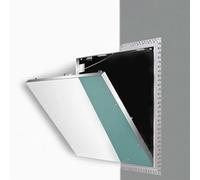 Revisions Access Door for Tiles with Touch Latch Paintable Gypsum Board Cover Reinforced Hinges Wall Access Panel (70x55cm) for Easy Maintenance & Repairs