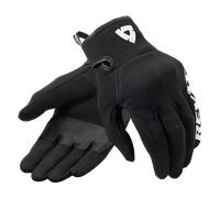 Rev'it Access Textile Gloves Motorbike Motorcycle Urban Street Black White