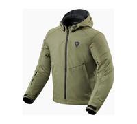 Revit Afterburn H2O Motorcycle Motorbike Hooded Riding Textile Jacket Green