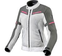 Revit Airwave 3 Ladies Motocycle Textile Jacket, white/grey, size 34