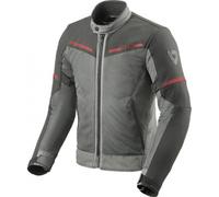 Rev'it Airwave 3 Motorcycle Jacket Anthracite Red Size XXL Grey