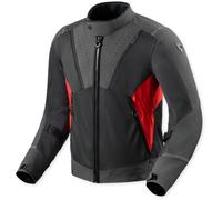 Revit Airwave 4 Motorcycle Textile Jacket, black-red, size L for Men