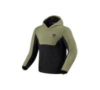 Revit Andon Motorcycle Hoodie, black-green, size XL