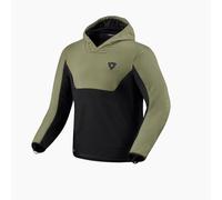 Rev'it Andon Motorcycle Motorbike Protective Hoodie Black / Green