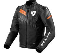 Revit Apex H2O Motorcycle Textile Jacket, black/orange, size XXL