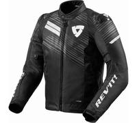 Revit Apex H2O Motorcycle Textile Jacket, black/white, size XL