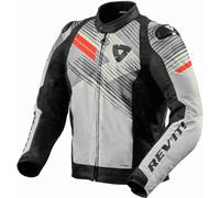 Revit Apex H2O Motorcycle Textile Jacket, grey/red, size XXL