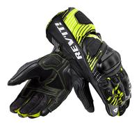 Rev'it Apex Leather Racing Style Gloves Motorbike Motorcylce Neon Yellow Black