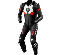 Revit Argon 2, leather suit 1pcs. perforated 46 Black/Neon-Red/White