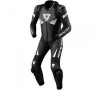 Rev'it Argon 2 One Piece Leather Motorcycle Motorbike Suit - Black / White