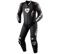 Revit Argon 3 perforated One Piece Motorcycle Leather Suit, black-white, size 56 for Men
